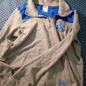 PINK Victoria's Secret Gray and Blue Jacket